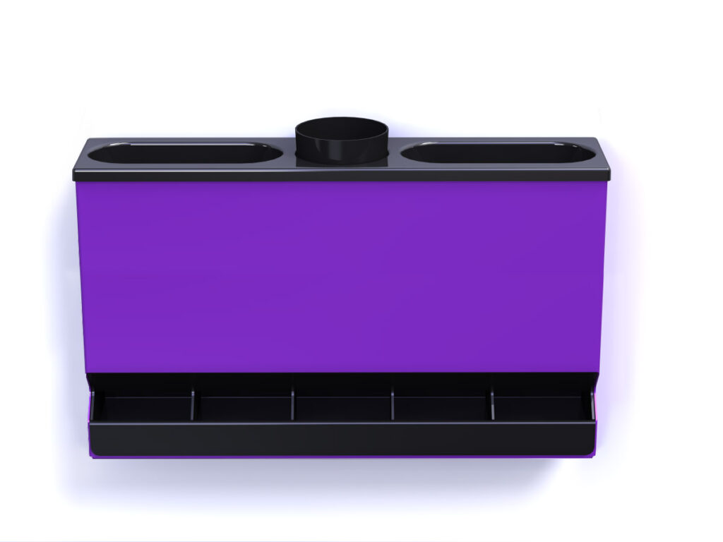 Standard Sauce Station with condiment organiser and sauce bottle tray, but No_napkin dispensers